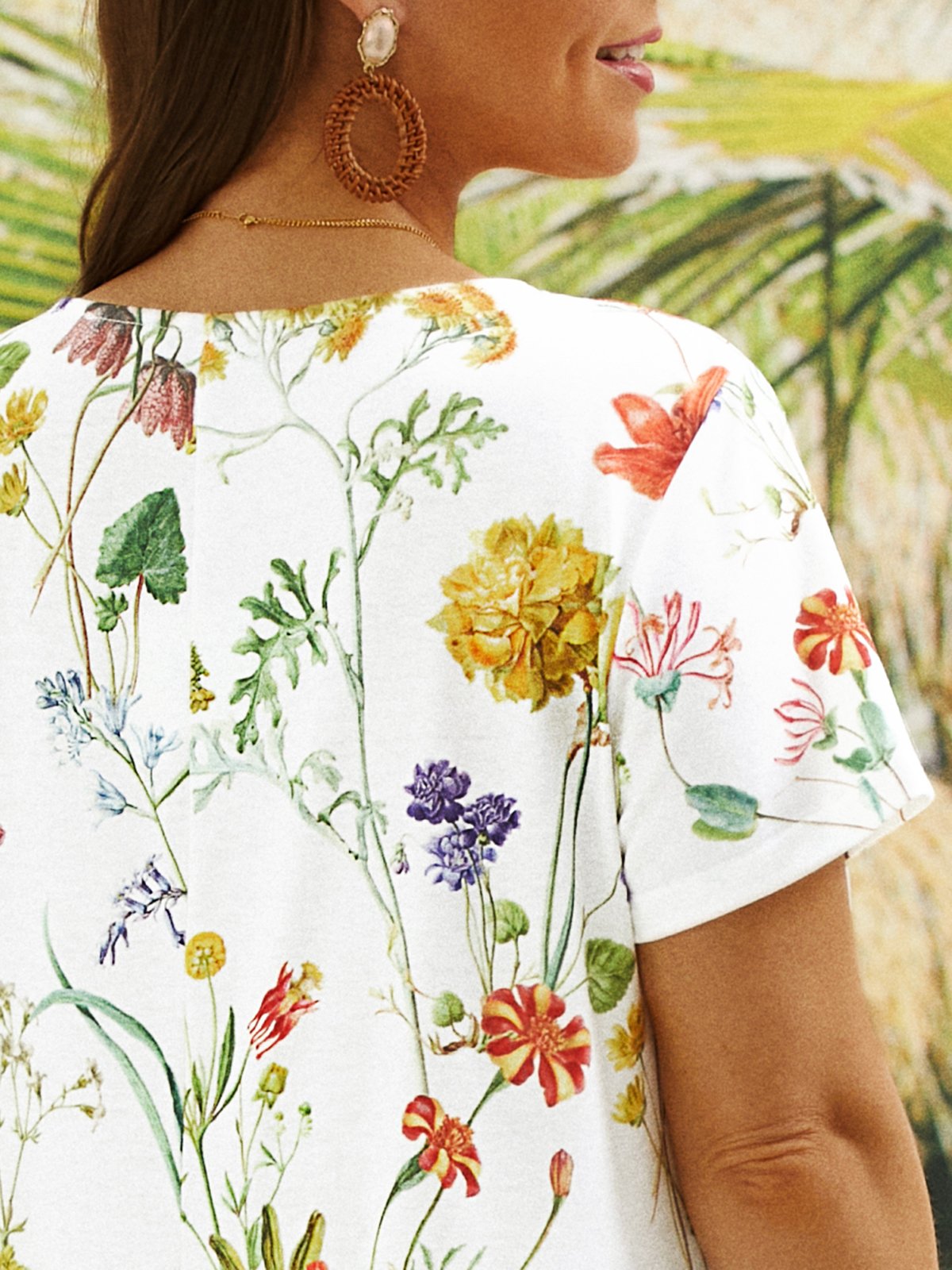 Casual Jersey Solto Vestido