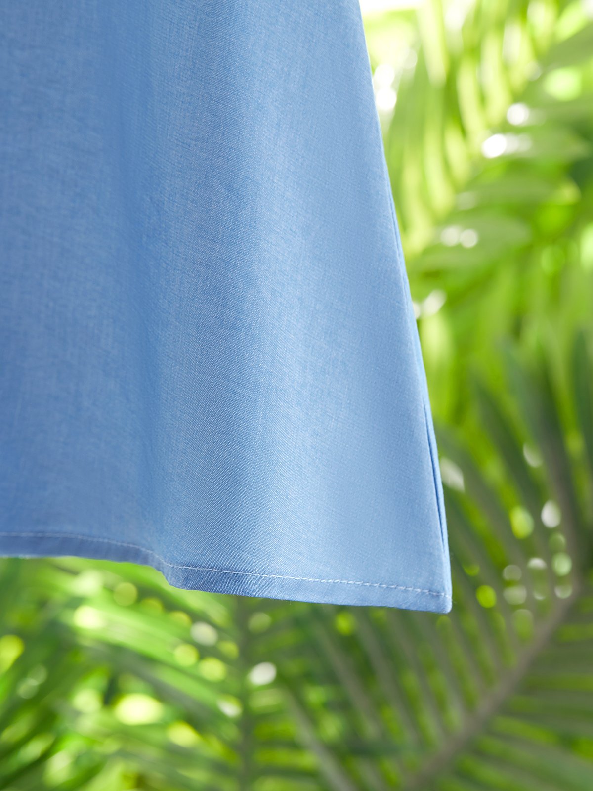 Casual Jeans Simples Jeans Vestido