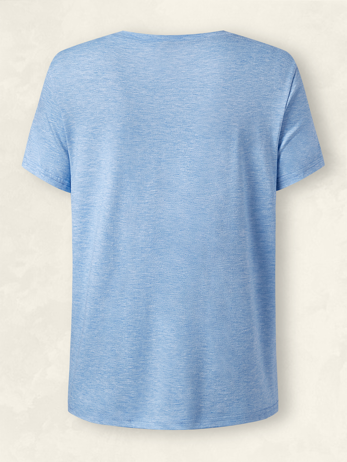Solto Casual Pescoço tripulação Camisa