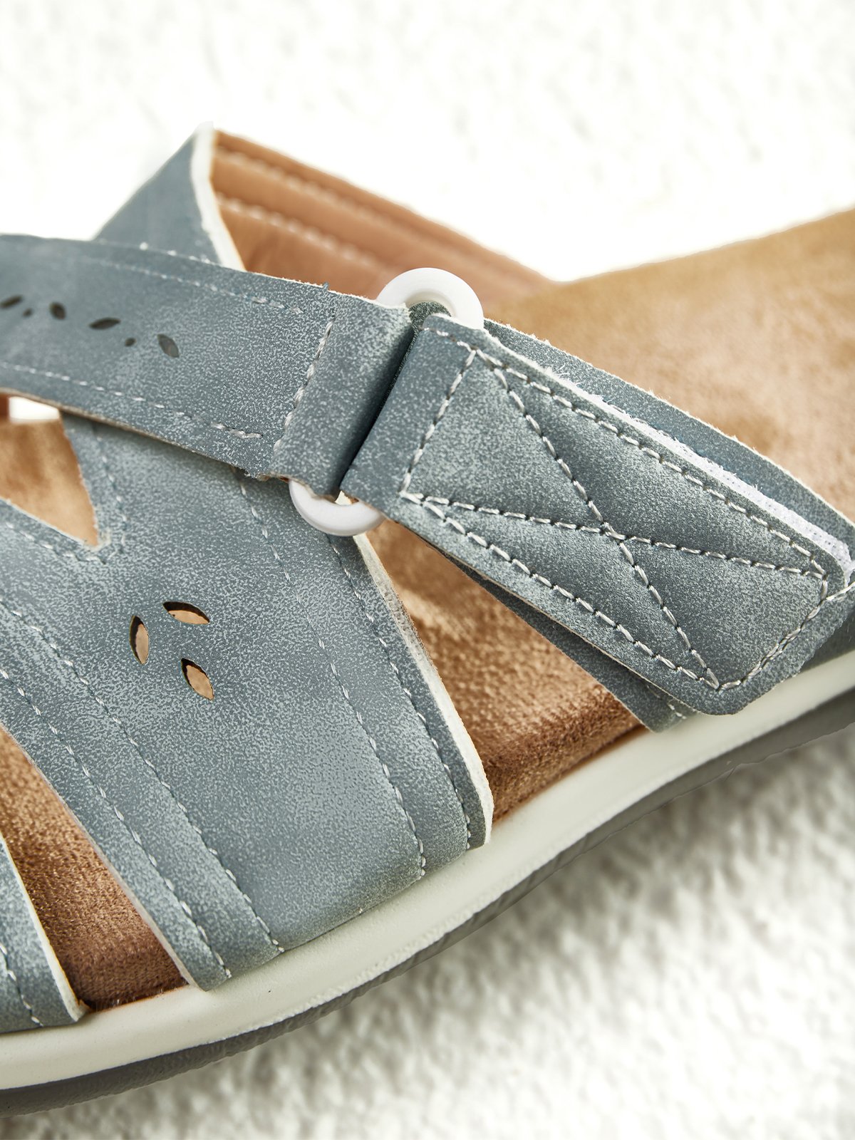Mulheres Confortável Feito à mão Simples Chinelo