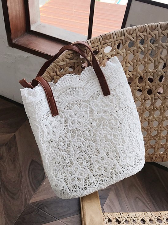 Romântico Renda Praia Ombro Bolsa