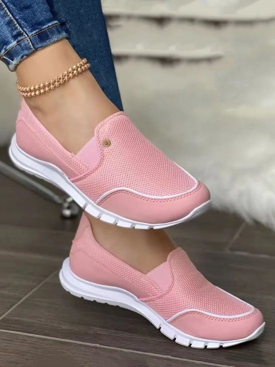 Respirável Dividido Joint Confortável Slip-On Andando Sapatos