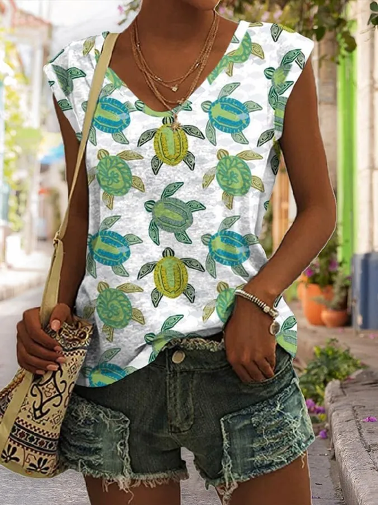 Gola  V Animal Casual Camisa