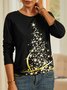 Natal Árvore Pescoço tripulação Camisa