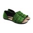 Mulher Babados Pu Slip-On Casual Plano Sandálias