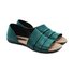Mulher Babados Pu Slip-On Casual Plano Sandálias