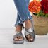 Mulher Retro Sandália Sapatos