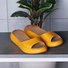 Mulheres moda Footbed Dedo Espreitadela Slip-On Deslizar Sandálias