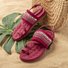 Mulher Pu Sandálias Casual Faixa elástica Sapatos