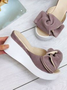 Mulher Casual Flor Cunha Sandália Sapatos