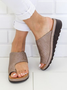 Senhoras Casual Cunha Correia Chinelo