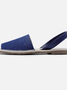 Verão Dedo Espreitadela Jeans Sandálias Slip-On Praia Sandálias