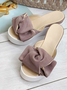 Mulher Casual Flor Cunha Sandália Sapatos