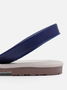 Verão Dedo Espreitadela Jeans Sandálias Slip-On Praia Sandálias