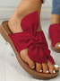 Mulher Casual Diário Confortável Slip-On Sandálias