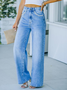 Bordado Casual Jeans Jeans