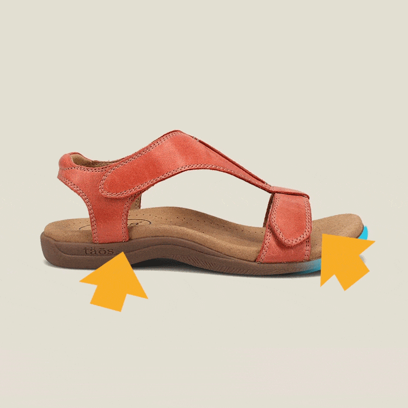Rétro Cor sólida Casual Velcro Portátil Sandálias