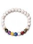 Lazer Étnico Estilo Natural Mineral Colorida Frisado pulseira
