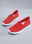 Grande Tamanho Respirável Slip-On Esporte Sapatilhas