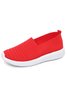 Grande Tamanho Respirável Slip-On Esporte Sapatilhas