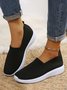 Grande Tamanho Respirável Slip-On Esporte Sapatilhas