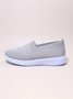 Grande Tamanho Respirável Slip-On Esporte Sapatilhas