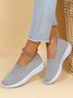 Grande Tamanho Respirável Slip-On Esporte Sapatilhas