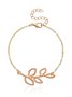 Diário Casual Folha Padrão metal pulseira Joalheria