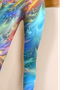 Jersey Justa Casual Impressão Leggings