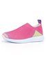 Respirável Cor Quadra Slip-On Flyknit Sapatilhas