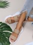 minimalista Slingback Alça Slip-On Esporte Sandálias