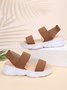 minimalista Slingback Alça Slip-On Esporte Sandálias