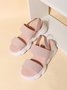 minimalista Slingback Alça Slip-On Esporte Sandálias