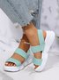 minimalista Slingback Alça Slip-On Esporte Sandálias