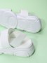 minimalista Slingback Alça Slip-On Esporte Sandálias