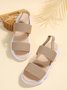 minimalista Slingback Alça Slip-On Esporte Sandálias