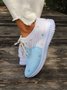 Estrela Cor Quadra Com cordões Frente Respirável Flyknit Corrida Sapatos
