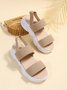 minimalista Slingback Alça Slip-On Esporte Sandálias