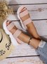 minimalista Slingback Alça Slip-On Esporte Sandálias