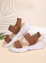 minimalista Slingback Alça Slip-On Esporte Sandálias