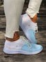 Estrela Cor Quadra Com cordões Frente Respirável Flyknit Corrida Sapatos