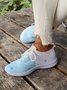 Estrela Cor Quadra Com cordões Frente Respirável Flyknit Corrida Sapatos