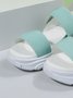 minimalista Slingback Alça Slip-On Esporte Sandálias