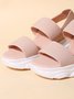 minimalista Slingback Alça Slip-On Esporte Sandálias