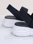 minimalista Slingback Alça Slip-On Esporte Sandálias