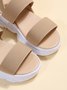 minimalista Slingback Alça Slip-On Esporte Sandálias