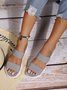 minimalista Slingback Alça Slip-On Esporte Sandálias