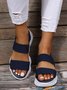 minimalista Slingback Alça Slip-On Esporte Sandálias