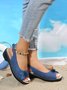 Oco Fora apliques Decoração Slingback Sandálias de Cunha