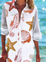 Outras Casual Marinho vida Solto Vestido